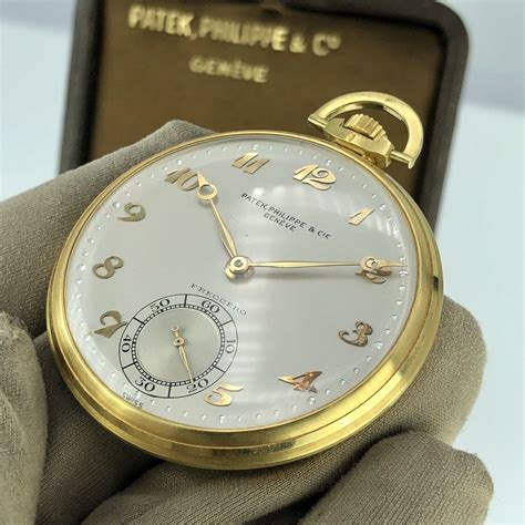 antique patek philippe gold pocket watch|18k Patek Philippe vintage watch.